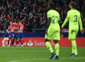 Temporada 2018-2019 | Atlético de Madrid - FC Barcelona | celebración Gol Costa