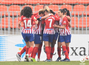 Temp. 18-19 | Atlético de Madrid Femenino - Sporting de Huelva | Celebración 