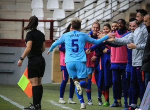 Temp. 18-19 | EDF Logroño - Atlético de Madrid Femenino | Linari
