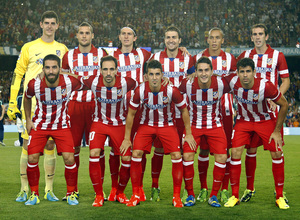 Temporada 2013/2014 FC Barcelona - Atlético de Madrid Once inicial en el partido de vuelta de la Supercopa de España