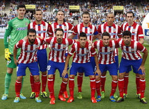 Temporada 2013/2014 Real Sociedad - Atlético de Madrid Once inicial en Anoeta