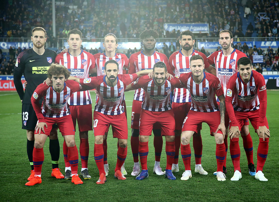 Temporada 18/19 | Alavés - Atlético de Madrid | Once