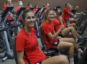 Temporada 19/20 | Entrenamiento del Atlético femenino en Raleigh |