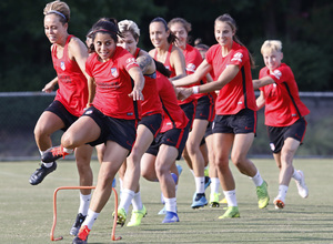 Temporada 19/20 | Entrenamiento del Atlético Femenino en Raleigh | 