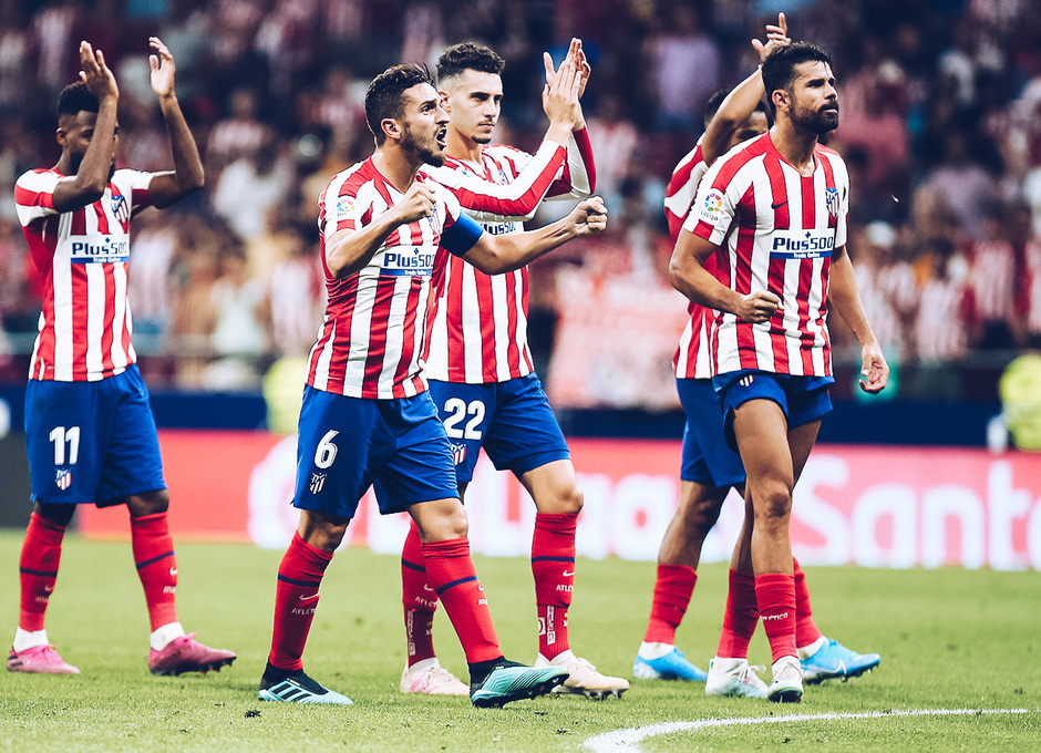 Temp. 19/20. La otra mirada. Atlético de Madrid-Eibar. Koke, Saúl