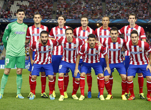 Temporada 2013/2014 Atlético de Madrid - Zenit Once inicial para el partido de Champions ante el Zenit