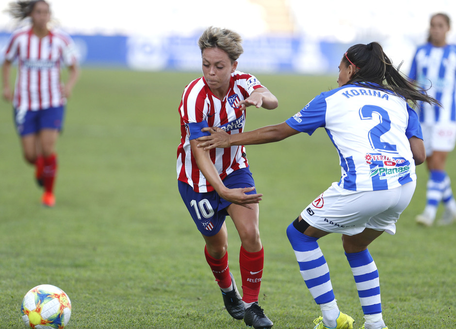 Temp. 19/20. Sporting de Huelva - Atlético de Madrid Femenino. Amanda