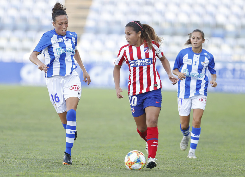 Temp. 19/20. Sporting de Huelva - Atlético de Madrid Femenino. Santos