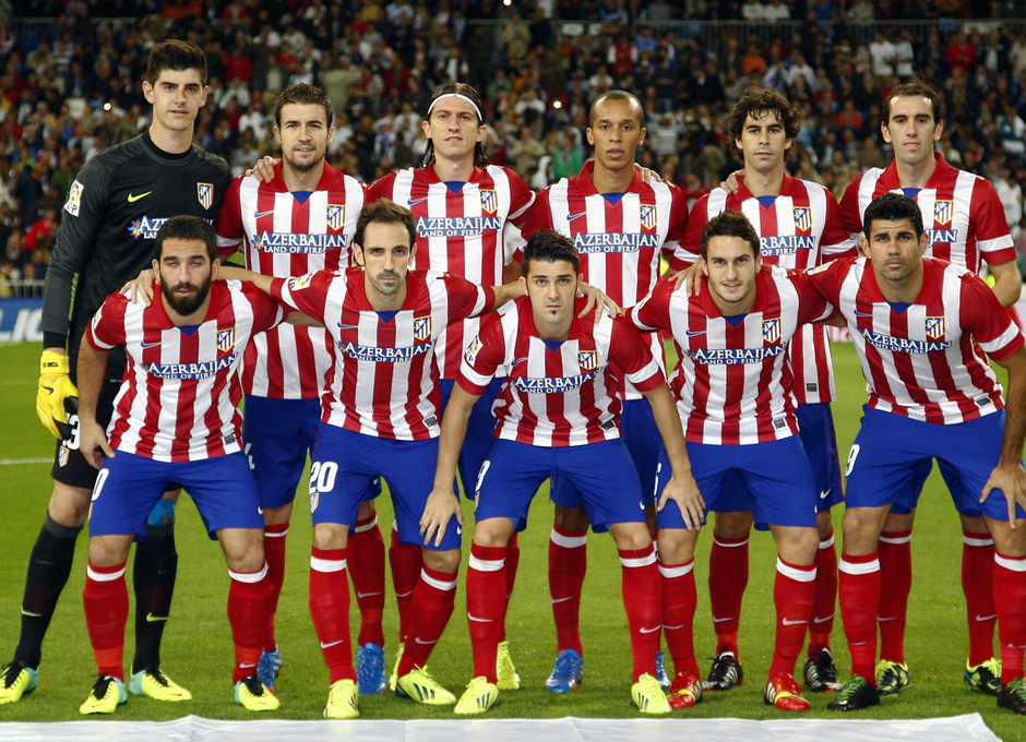 Temporada 2013/2014 Real Madrid - Atlético de Madrid Once inicial en el Santiago Bernabéu