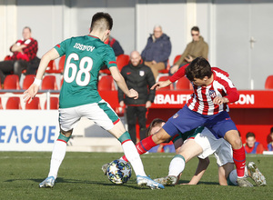 Temporada 19/20. Youth League. Atlético de Madrid Juvenil A - Lokomotiv. Ferreras