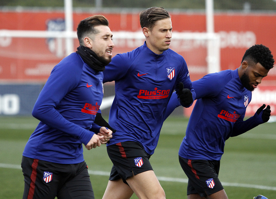 Temporada 19/20 | Entrenamiento del primer equipo | 28/01/2019 | Herrera y Llorente