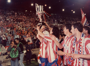 Final Copa del Rey 1996 | Atlético de Madrid - FC Barcelona | Celebración Copa
