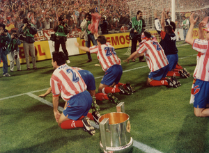Final Copa del Rey 1996 | Atlético de Madrid - FC Barcelona | Celebración Copa