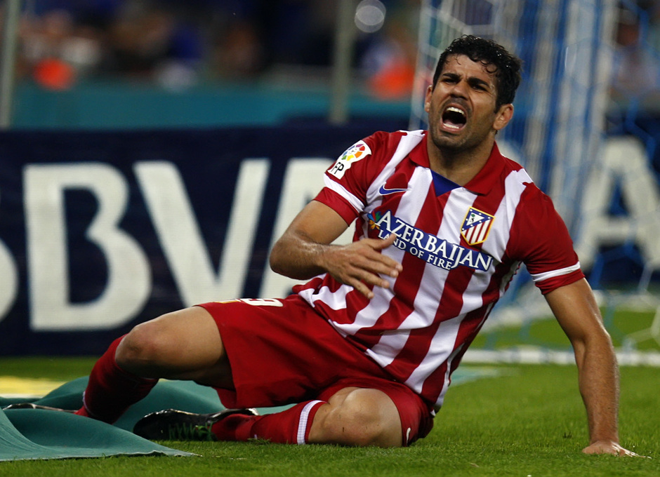 Diego Costa se lamenta tras una ocasión de gol