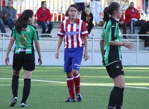 Temporada 2013-2014. Laura Ortega debutó ante el Oviedo Moderno en la Ciudad Deportiva