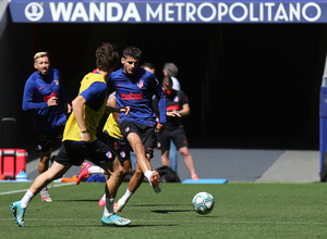 Temporada 19/20 | Entrenamiento en el Wanda Metropolitano | 19/06/2020 | Morata