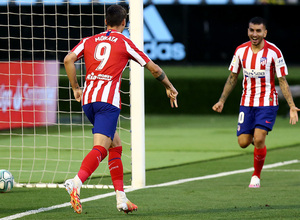 Temp. 19-20 | Celta - Atlético de Madrid | Celebración Morata y Correa