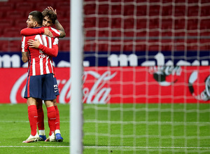 Temp. 20-21 | Atlético de Madrid - Cádiz | Celebración Joao Félix y Correa