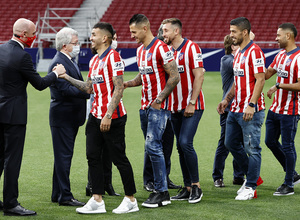 Temp. 20-21 | Celebración título LaLiga Wanda Metropolitano | Atlético de Madrid | Campeones