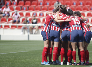 Temp. 20-21 | Atlético de Madrid Femenino - Levante | Celebración piña