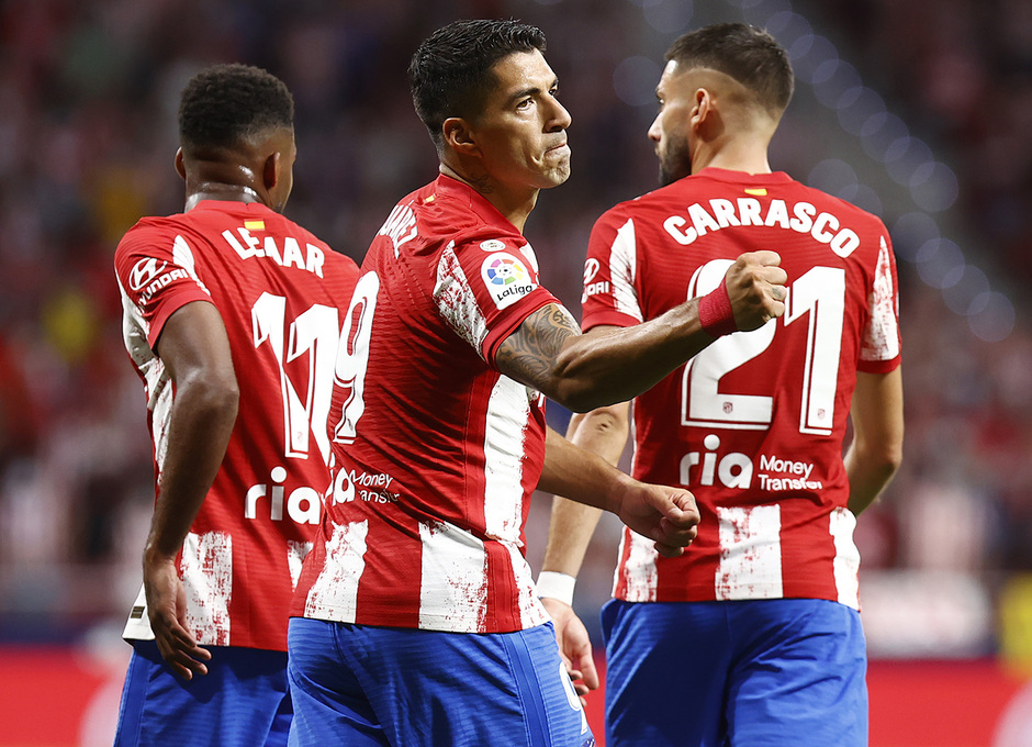 Temporada 2021/22 | Atlético de Madrid - Villarreal | Celebración gol Suárez