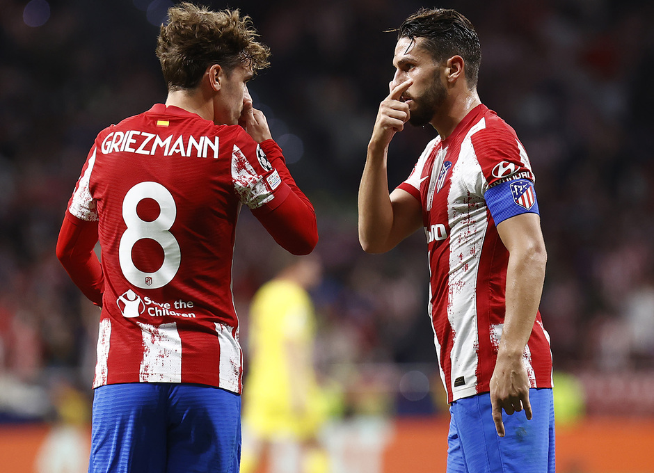 Temp. 21-22 | Atlético de Madrid - Liverpool | Celebración gol Griezmann Koke