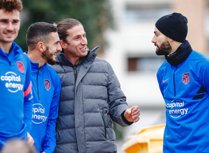 Temp. 21-22 | Entrenamiento 9-12-2021 | Filipe Luis, Koke y Carraco