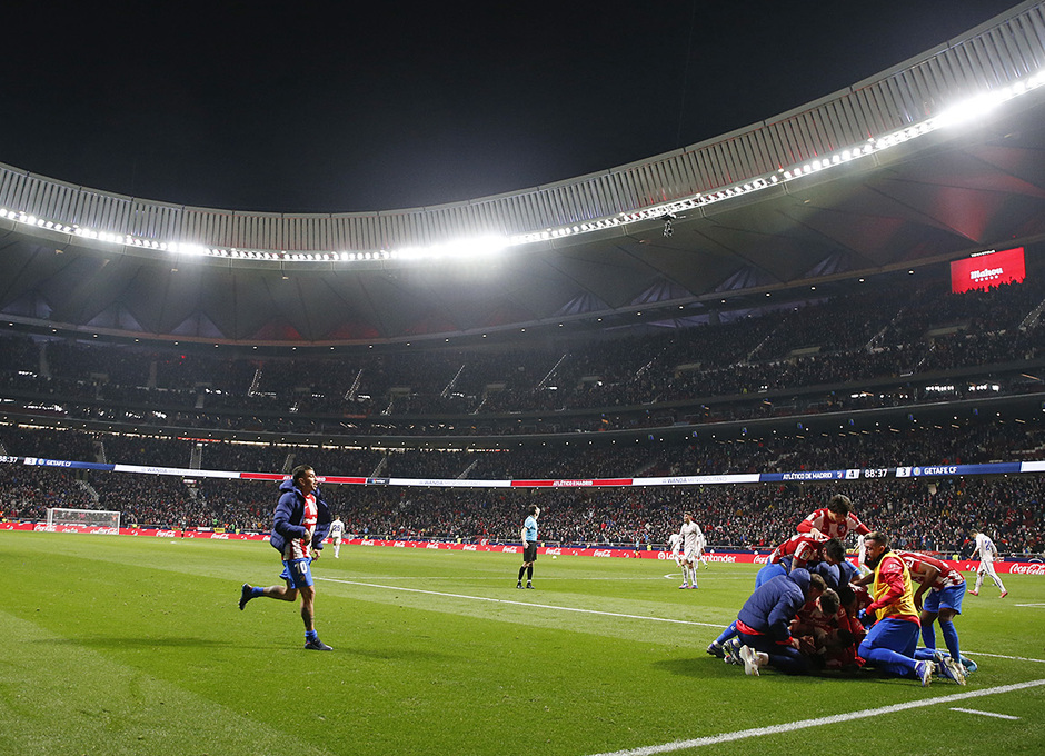 Temp. 21-22 | LaLiga Jornada 24 | Atlético de Madrid - Getafe | Wanda Metropolitano celebración