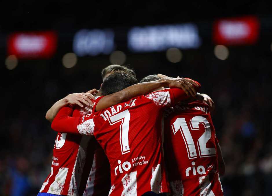 Temporada 21/22 | Atlético de Madrid-Cádiz | Piña celebración