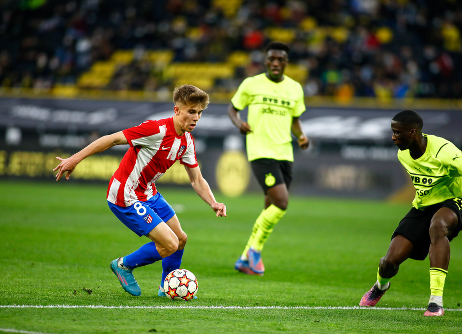 Temp. 21-22 | Youth League | Borussia Dortmund - Atlético de Madrid Juvenil A | Pablo Barrios