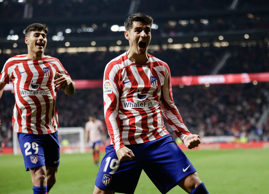 Temp. 22-23 | Atlético de Madrid - Sevilla | Morata celebración