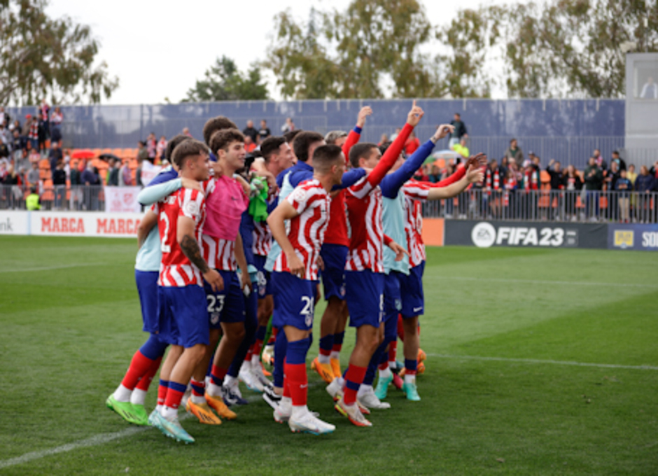 Temp. 22-23 | Atlético de Madrid B - Espanyol B | Celebración pase a la final