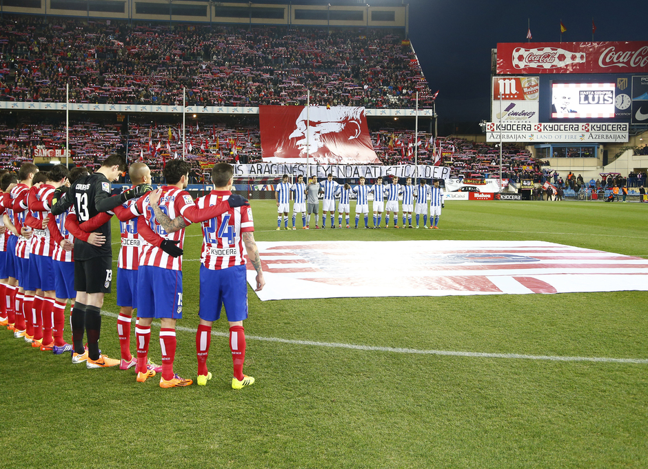 Homenaje a Luis Aragonés en el Vicente Calderon - Club Atlético de Madrid