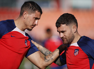 Temp. 23-24 | Entrenamiento 12-09-23 | Giménez y Javi Galán