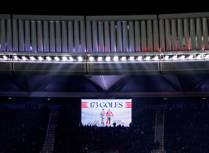 Temp. 23-24 |  Atlético de Madrid - Getafe | videomarcador dato Griezmann empata a Luis Aragonés