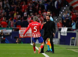 Temp. 23-24 | Atlético de Madrid - Borussia Dortmund | De Paul y Simeone celebración