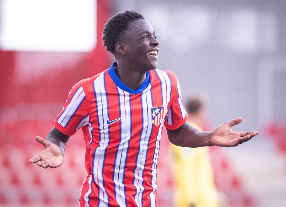 Temp. 24-25 | Atlético de Madrid Juvenil A - Leipzig | Celebración Omar