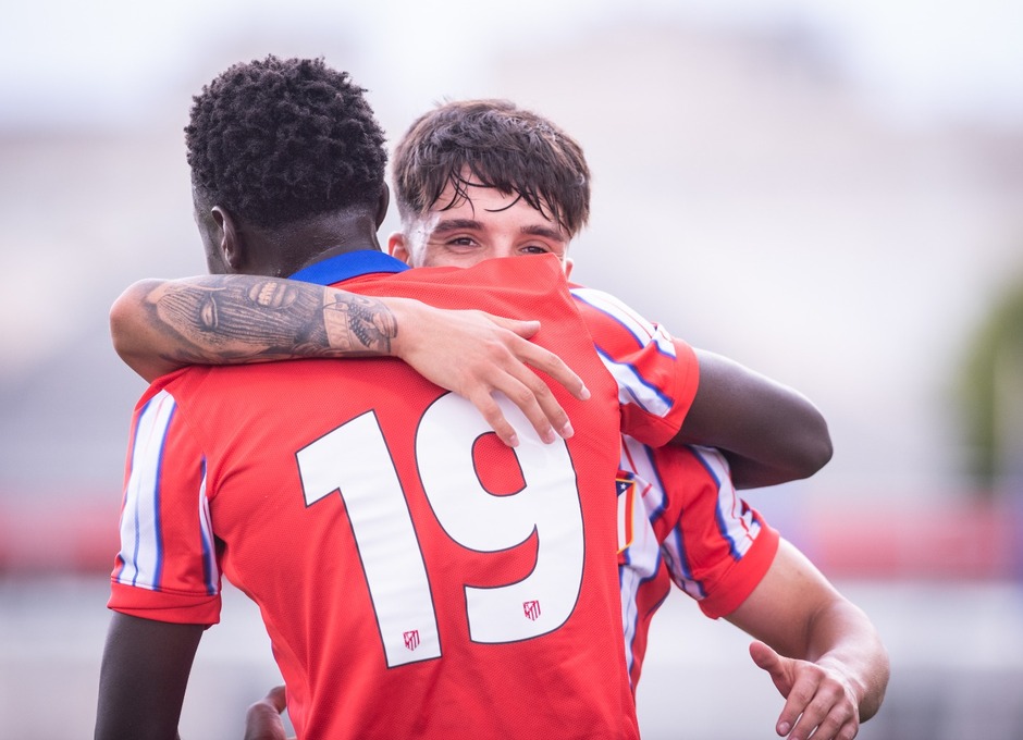 Temp. 24-25 | Atlético de Madrid Juvenil A - Leipzig | Celebración Omar