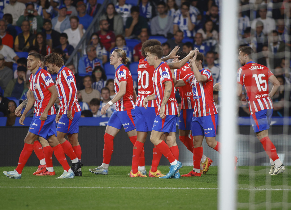 Temp. 24-25 | Real Sociedad-Atlético de Madrid | Piña celebración