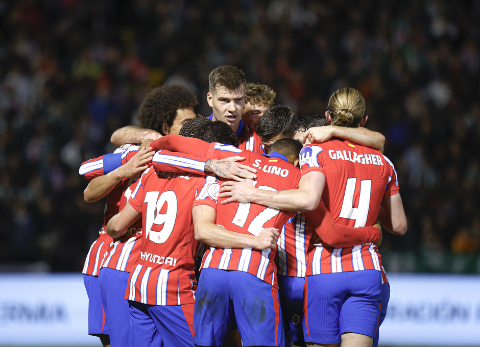 Cacereño-Atleti. Celebración