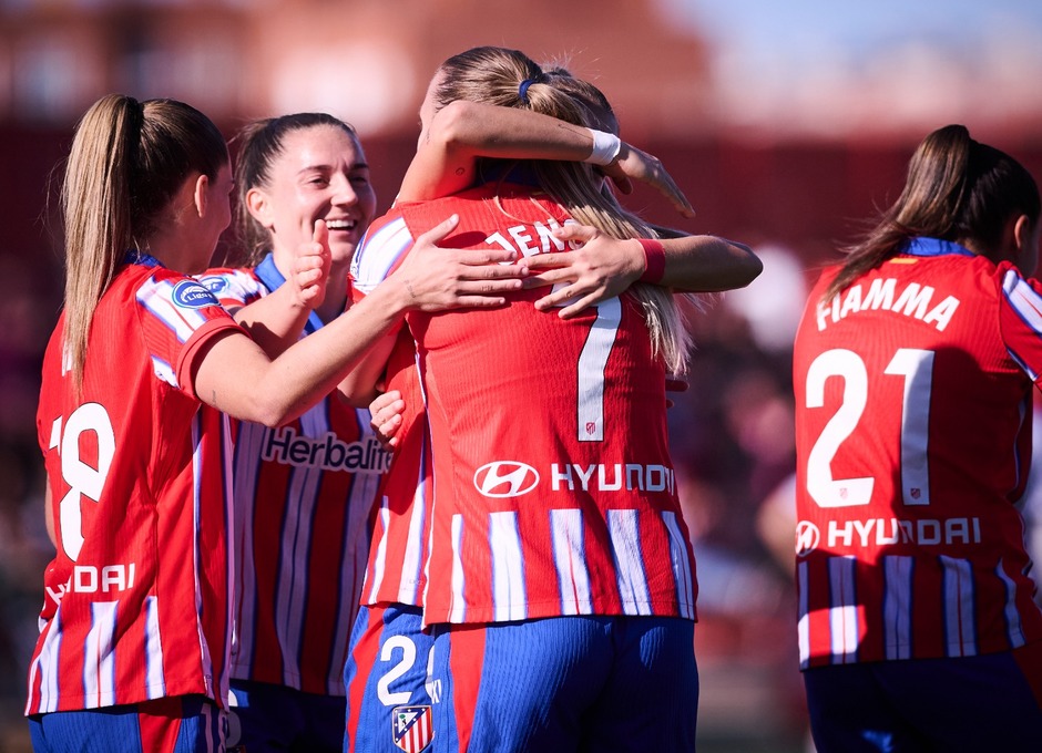 Temp. 24-25 | Atlético de Madrid Femenino - Levante | Celebración gol Jensen