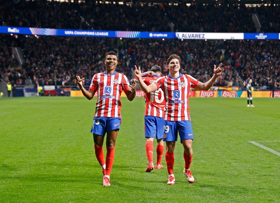 Temp. 24-25 | Champions League | Atlético de Madrid - Bayer Leverkusen | Celebración Julián Alvarez