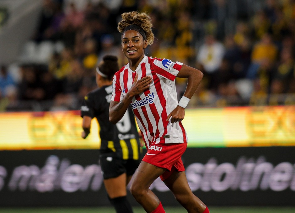 Temp. 25-26 | UEFA Women's Champions League | Hacken - Atlético de Madrid Femenino | Luany celebración