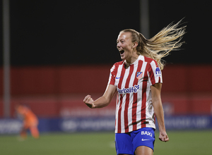 Temp. 25-26 | Atlético de Madrid Femenino - Häcken | Jensen celebración