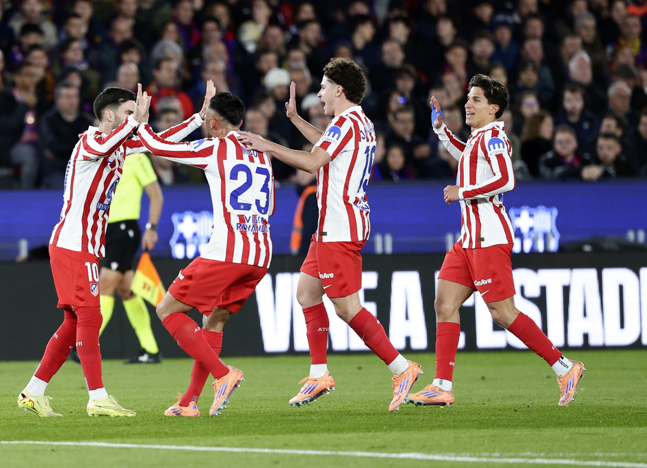 Temp. 25-26 | FC Barcelona-Atlético de Madrid | Piña celebración