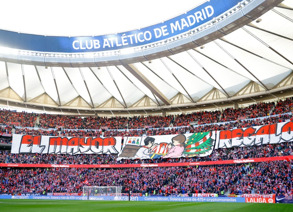 Temp. 25-26 | Atlético - Valencia | Tifo de la grada