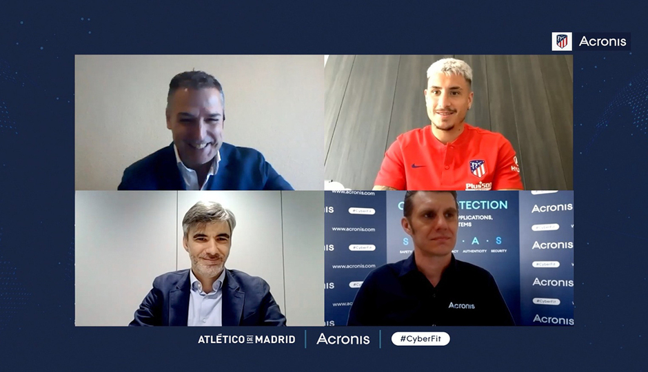 Atlético de Madrid signs partnership with Acronis
