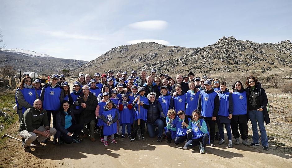 La Fundación mantiene su compromiso con el proyecto ‘Reforestación de la Sierra de Gredos’ un año después