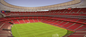 Interior del Wanda Metropolitano