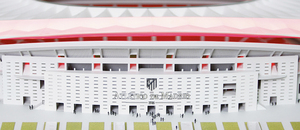 Maqueta del exterior del Nuevo Estadio